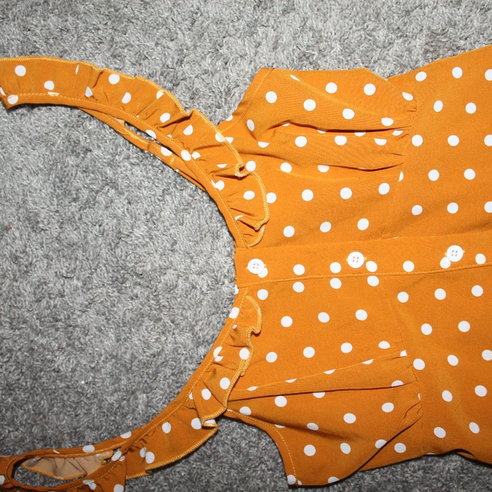 (SHEIN) Mustered yellow sundress